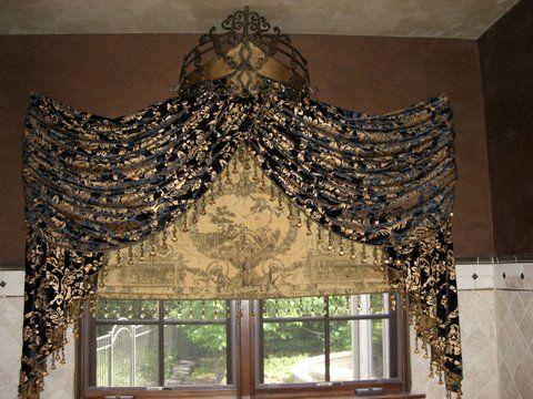 Embellished Roman Shade